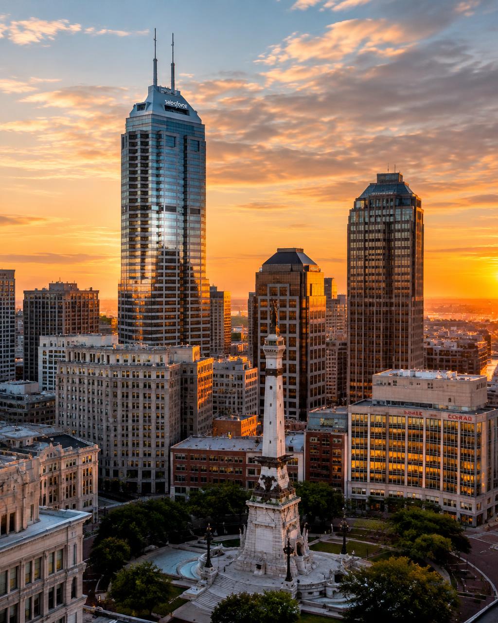 Indianapolis skyline
